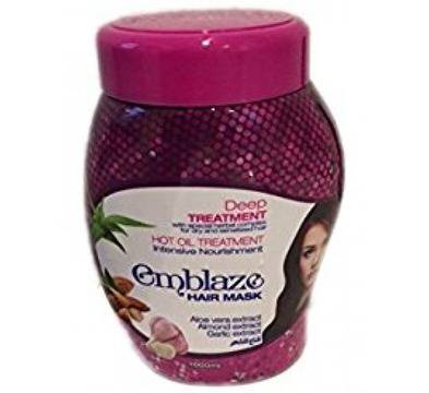 Маска за дълбоко възстановяване на косата с екстракт от Алое Вера, бадемово масло и чесън 1000мл.