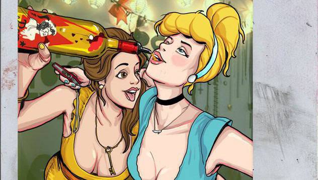 Как щяха да изглеждат принцесите на „Disney“ ако имаха фейсбук профили (снимки)