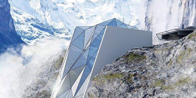 Кристален хотел на ръба на скалата. Защо не?