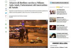 Анис Амри, атентаторът от коледния базар в Берлин, застрелян в Милано