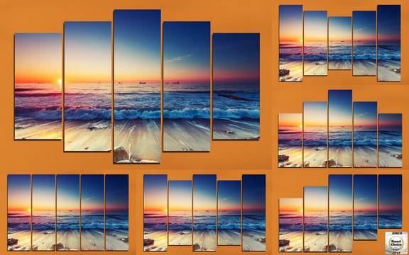 Декоративно пано за стена – Красив морски залез – HD-249