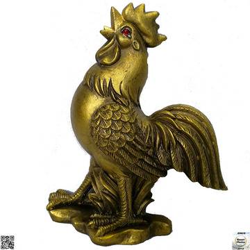 Фън Шуй статуетка. Фигура от полирезин на петел – 15 см. Модел FS-4361