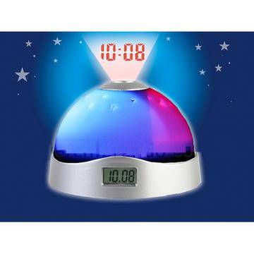 LED часовник-лампа прожектиращ звезди