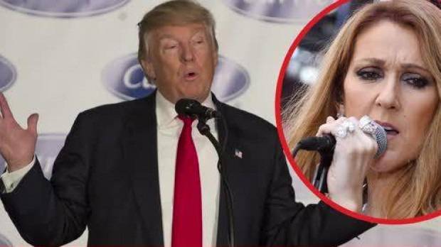 И Селин Дион отказа на Тръмп