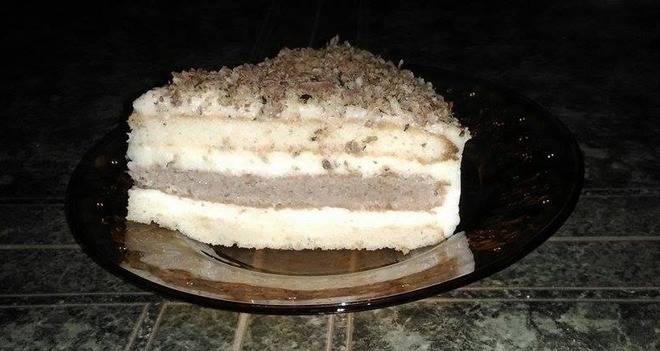 Домашна торта с млечен крем