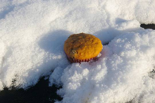 Мъфини с тиква и шоколад