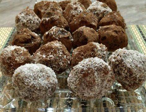 Сурови шоколадови бонбони