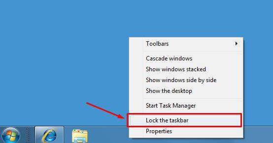 Преместен таскбар и скрити икони на работния плот
