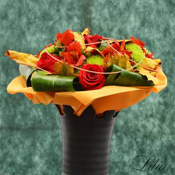 Букети – Букет с рози и алстромерия – Онлайн Поръчка и Доставка на Цветя Букети и Рози в Кутия София