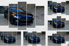 Декоративно пано за стена от 5 части с Форд Мустанг 2015 – HD-258