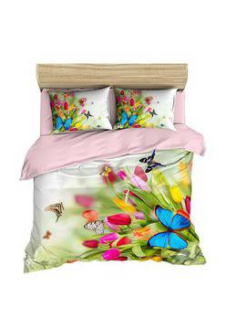 Цветен спален комплект с природни мотиви