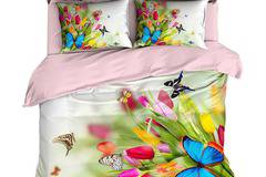 Цветен спален комплект с природни мотиви