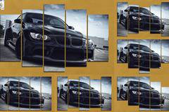 Декоративно пано за стена от 5 части с BMW M3 – HD-395