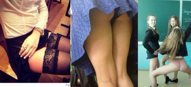 Ето така изглеждат в днешно време учениците (скандални снимки)