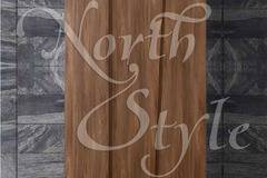 V – Италиански гардероб с 3 бр врати на панти в цвят Орех. Серия STROM от ‘Camelgroup’