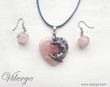 Романтична серия Любов с винтдиж колиета за Свети Валентин