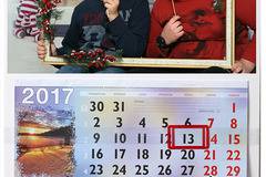 Работен календар със снимка за 2017г.