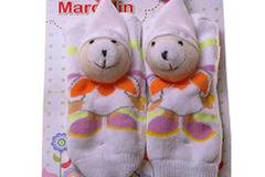 Marcelin Термо чорапи с дрънкалка мече