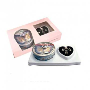 Колие с перла от „жива мида“, обеци и пръстен