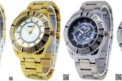 Дамски часовник AKSEPT A-2028-1. Стоманена верижка