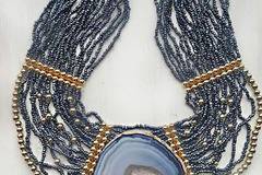 Елегантни винтидж колиета с естествен камък за 8 Март и жени