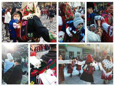 С традиционното бабино хоро Разлог oтбелязва Бабинден (фотогалерия 2016)