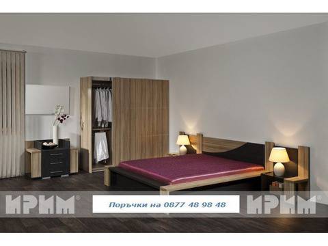 Спалня БАНКС гардероб нощни шкафчета