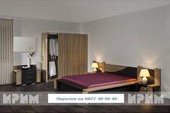 Спалня БАНКС гардероб нощни шкафчета