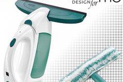 Електрическа вакуум стъклочистачка с микрофибърна кърпа с накрайник LEIFHEIT 51002