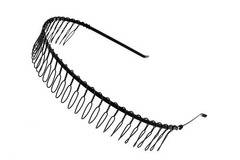 Метална диадема със зъбци-12 бр.