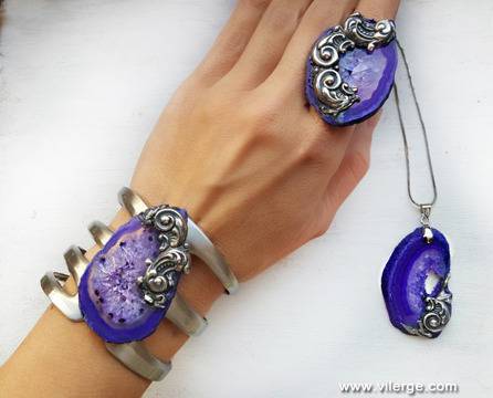 Ръчно изработени дизайнерски бижута за сезон пролет и лято 2017-2018