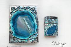 Дизайнерски табакери и луксозни запалки с ръчно изработка за жени и дами