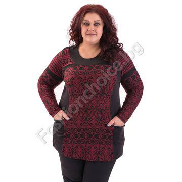 Прекрасна макси туника със закопчаващи се джобчета