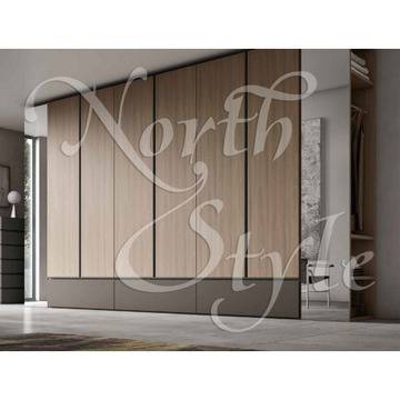 Модерен италиански гардероб с врати на панти, серия GOLA