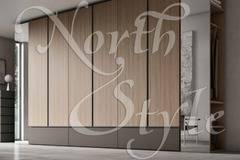 Модерен италиански гардероб с врати на панти, серия GOLA