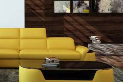 Модерна маса за кафе от кожа, модел EV 22