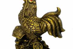 Фън Шуй статуетка. Фигура от полирезин на петел – 11 см. Модел FS-4363