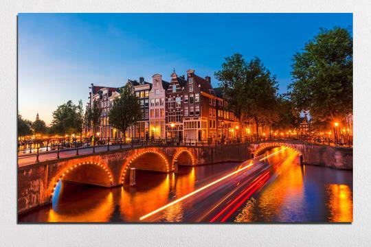 Декоративно пано за стена от 1 част – Амстердам Холандия – HD-109-1