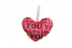 Плюшено сърце с надписи Love – малко