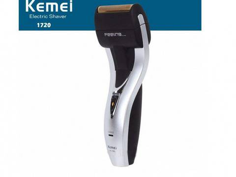 Акумулаторна самобръсначка с вграден тример за бакенбарди KEMEI1720