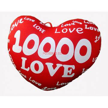 Сърце с надпис 10 000 LOVE – голямо