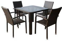 Ратанов комплект 59-341-1 кафяв ратан