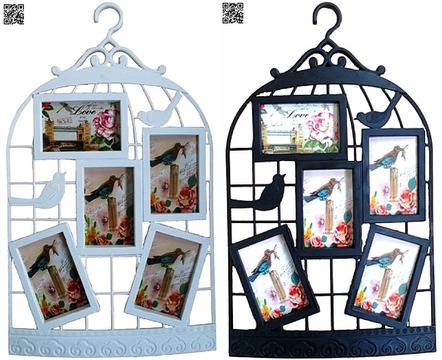 Фоторамка – пано за 5 снимки Клетка – 60 см. Модел F-144-272