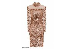 Къса Златиста Секси Парти Рокля