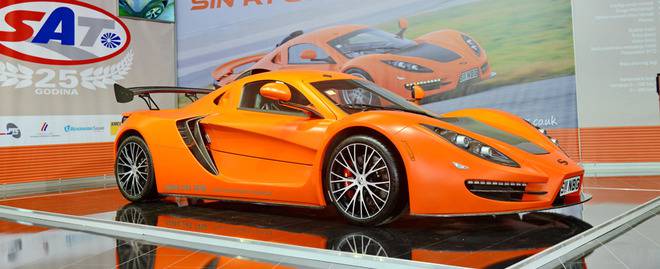 SIN R1 RS with spectacular presentation on International Motor Show in Belgrade