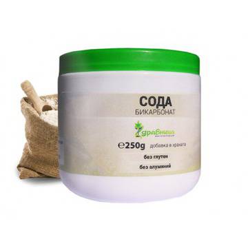Сода Бикарбонат (без алуминий), Здравница – 250 гр.