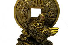 Фън Шуй статуетка. Фигура от полирезин на петел – 15 см. Модел FS-4365