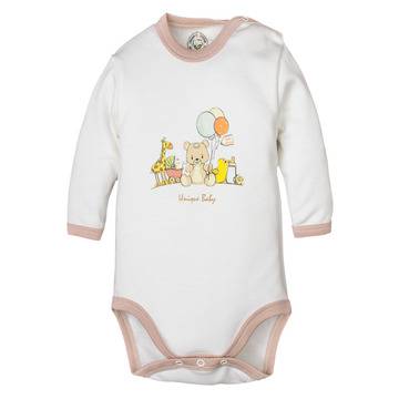 БОДИ ОТ ОРГАНИЧЕН ПАМУК С ДЪЛЪГ РЪКАВ