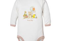 БОДИ ОТ ОРГАНИЧЕН ПАМУК С ДЪЛЪГ РЪКАВ