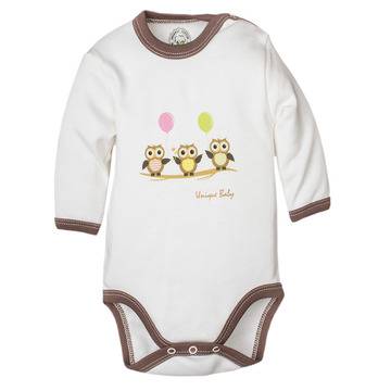 БОДИ ОТ ОРГАНИЧЕН ПАМУК С ДЪЛЪГ РЪКАВ